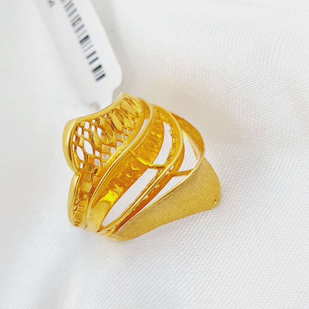 21K Gold Fancy Ring by Saeed Jewelry - Image 11