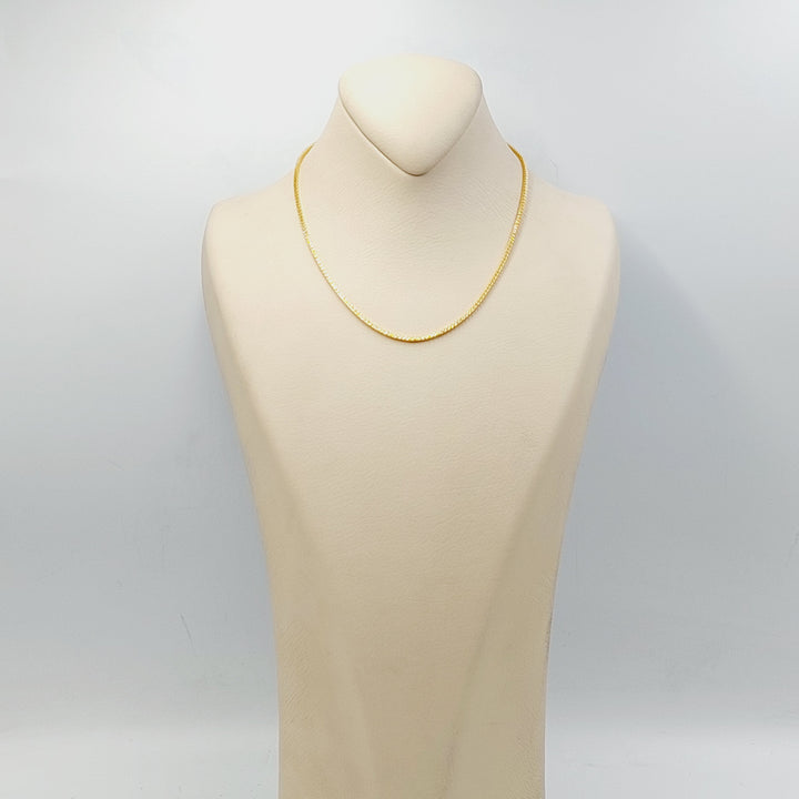 21K سنسال بوكس 2mm-مجوهرات الشيخ سعيد وأولاده-Saeed Jewelry 