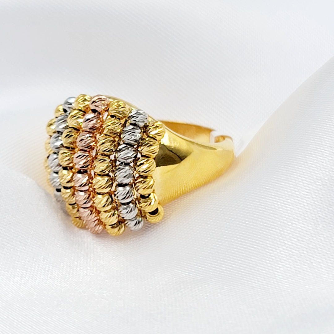 Balls Ring Made of 21K Gold by Saeed Jewelry 