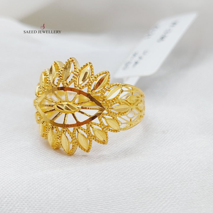 21K Gold Spike Ring by Saeed Jewelry - Image 6