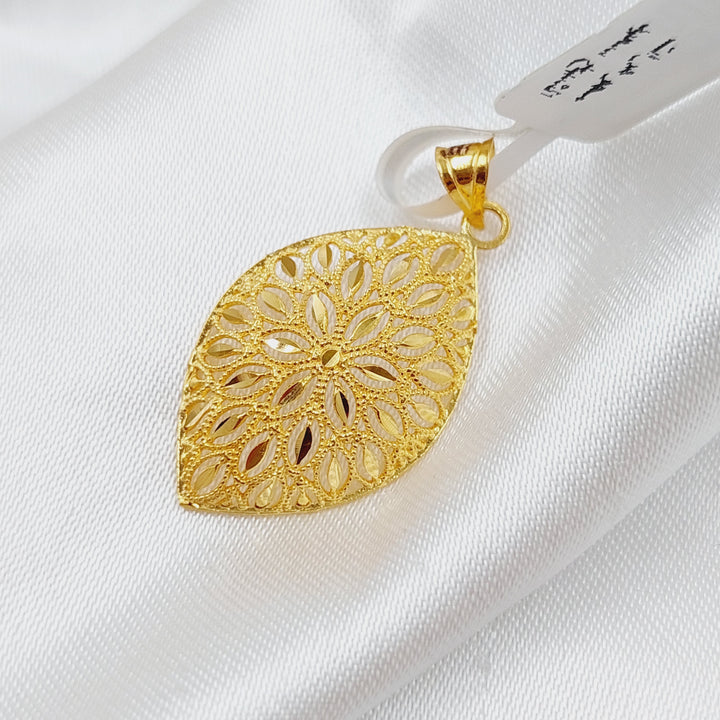 21K Gold Fancy Pendant by Saeed Jewelry - Image 4