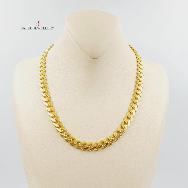 21K Gold Deluxe Cuban Links Necklace by Saeed Jewelry - Image 1