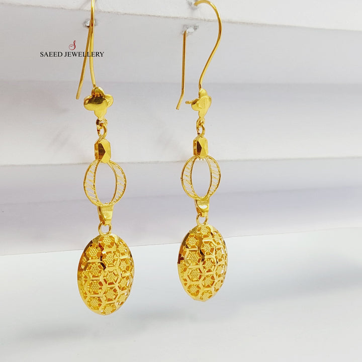21K حلق تركي اكسترا-مجوهرات الشيخ سعيد-Saeed Jewelry 