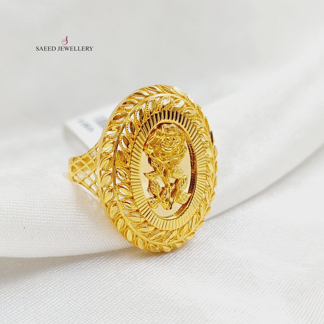 21K Gold Ounce Ring by Saeed Jewelry - Image 1