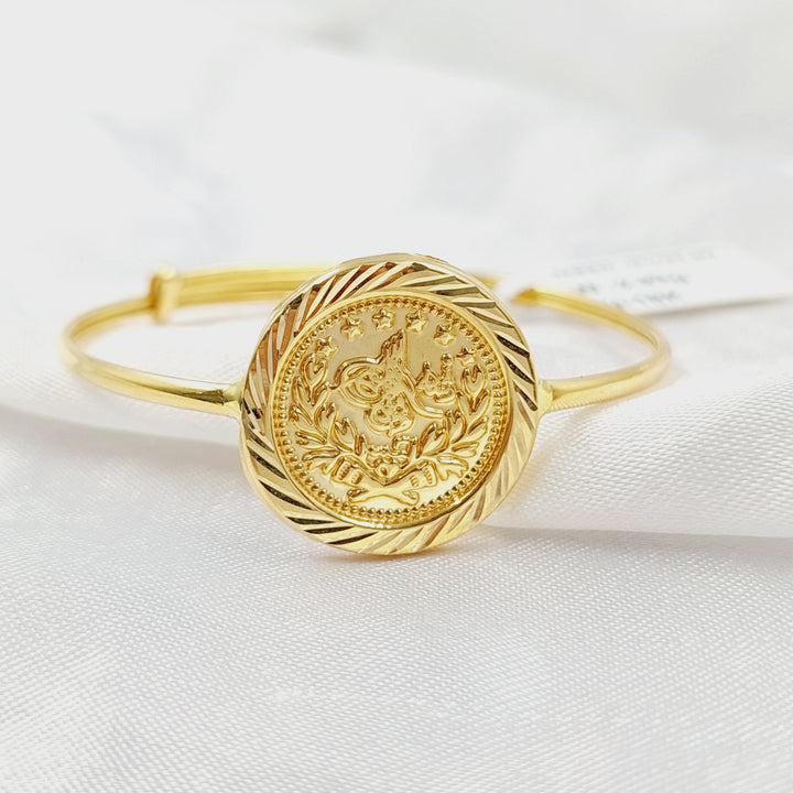 18K اسوارة اطفال-مجوهرات الشيخ سعيد-Saeed Jewelry 