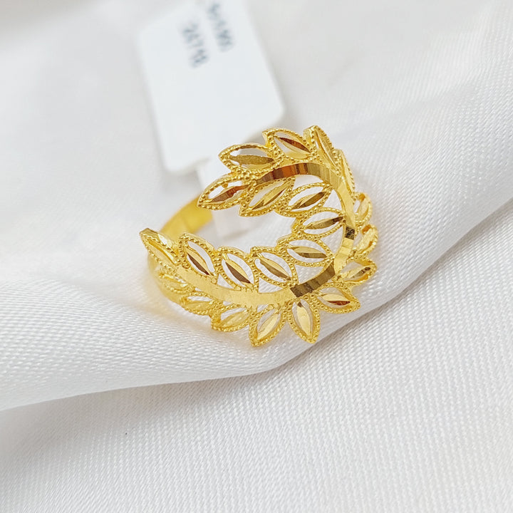 21K Gold Spike Ring by Saeed Jewelry - Image 5