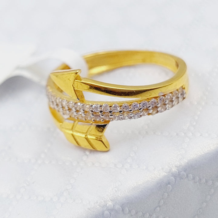 21K Gold Arrow Ring by Saeed Jewelry - Image 10