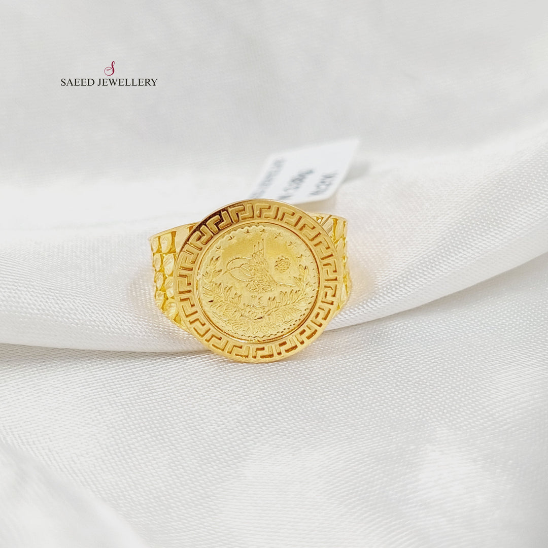 21K Gold Rashadi Ring by Saeed Jewelry - Image 3