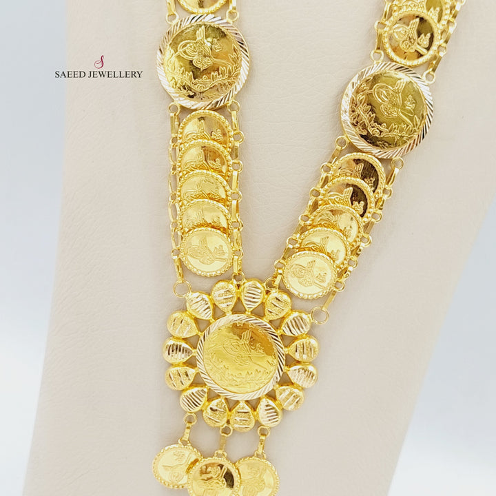 21K Gold Lirat Rashadi Necklace by Saeed Jewelry - Image 8
