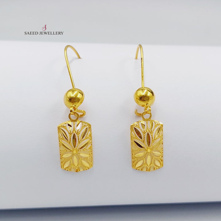 21K Gold Spike Earrings by Saeed Jewelry - Image 6