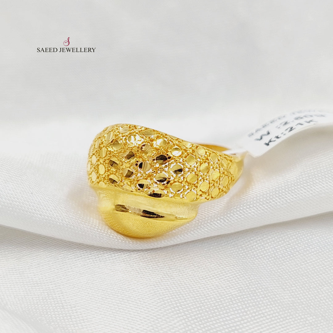 21K Gold Deluxe Ring by Saeed Jewelry - Image 1