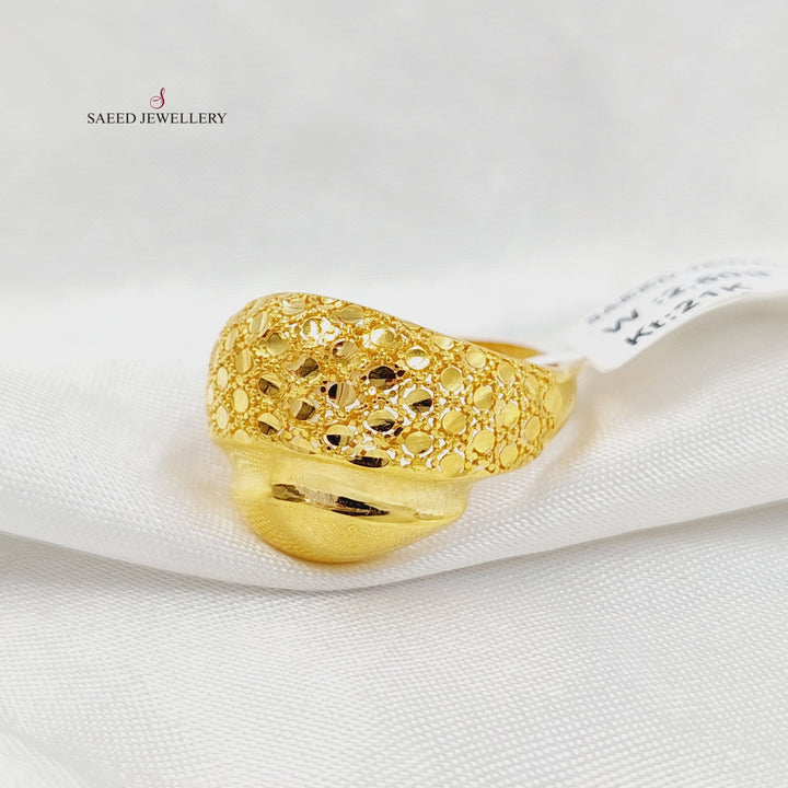 21K Gold Deluxe Ring by Saeed Jewelry - Image 1