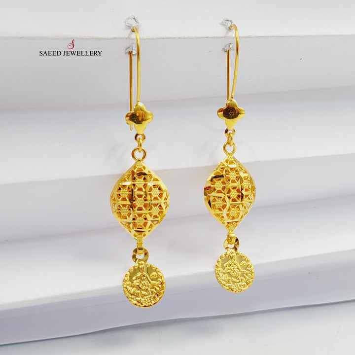 21K حلق تركي اكسترا-مجوهرات الشيخ سعيد-Saeed Jewelry 