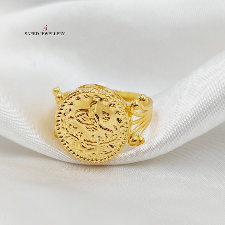 21K Gold Rashadi Ring by Saeed Jewelry - Image 1