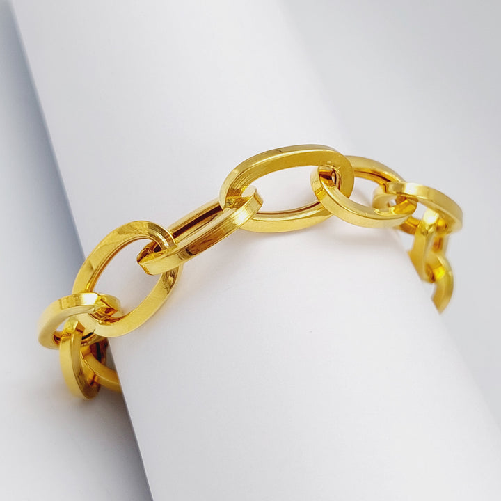 21K Gold Fancy Bracelet by Saeed Jewelry - Image 5