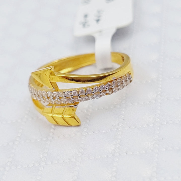 21K Gold Arrow Ring by Saeed Jewelry - Image 11