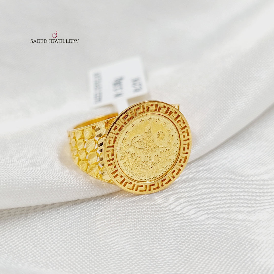 21K Gold Rashadi Ring by Saeed Jewelry - Image 1