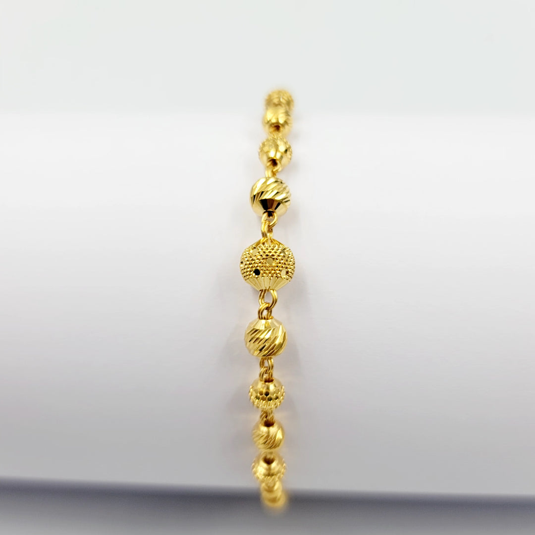 Balls Bracelet Made of 21K Gold by Saeed Jewelry 