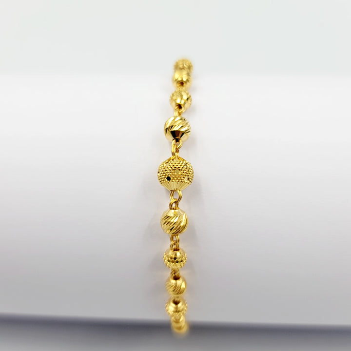 Balls Bracelet Made of 21K Gold by Saeed Jewelry 