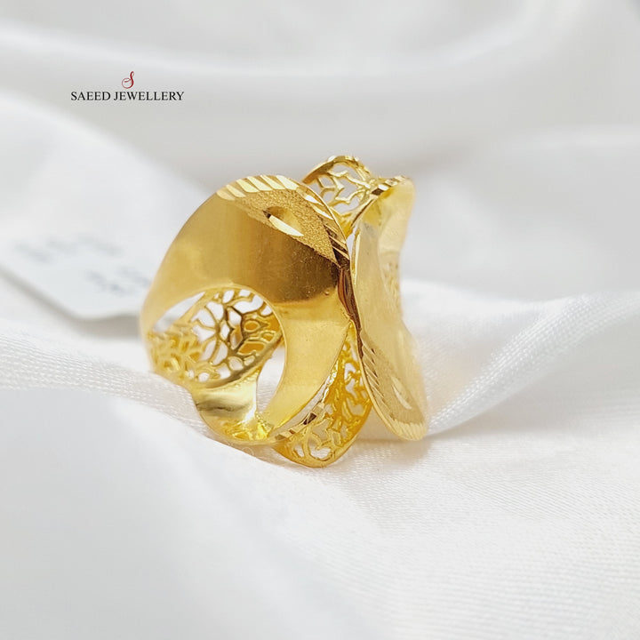 21K Gold Wings Ring by Saeed Jewelry - Image 7