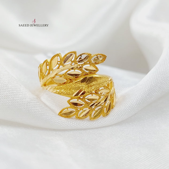 21K Gold Spike Ring by Saeed Jewelry - Image 6