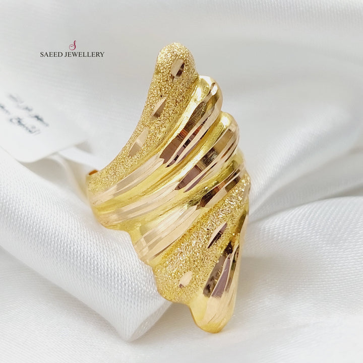 Antique Ring Made Of 21K Yellow Gold by Saeed Jewelry-27487