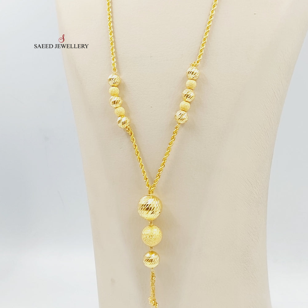 Balls Balls Necklace  Made Of 21K Yellow Gold by Saeed Jewelry-29294