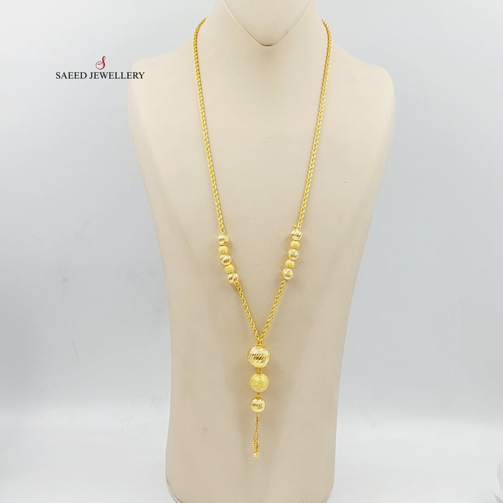 Balls Balls Necklace  Made Of 21K Yellow Gold by Saeed Jewelry-29294