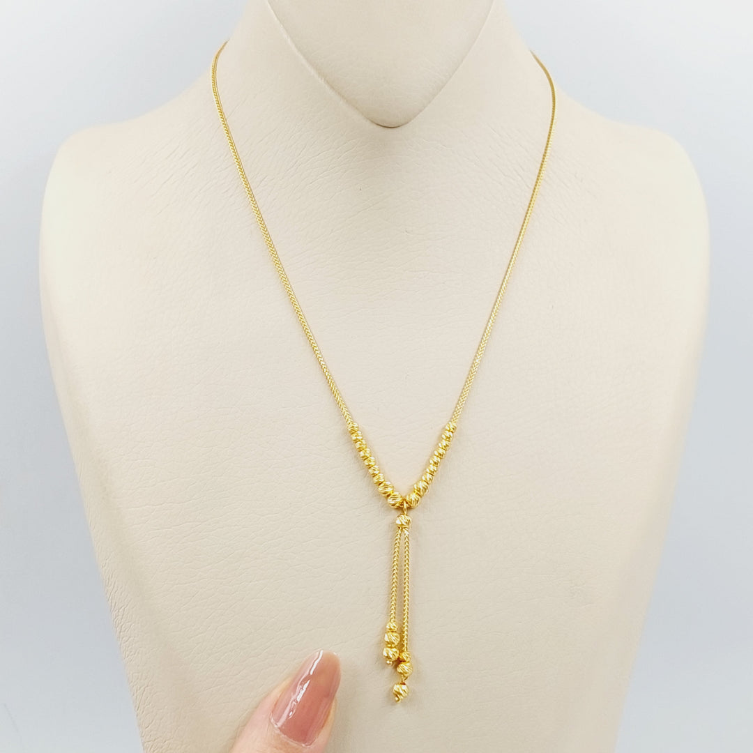 Balls Balls Necklace  Made Of 21K Yellow Gold by Saeed Jewelry-30481