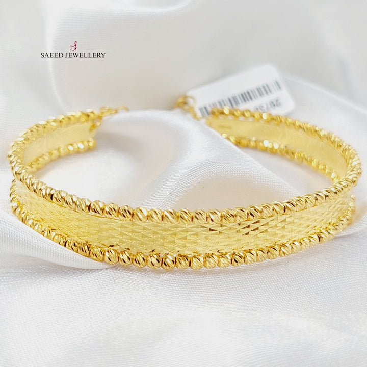 Balls Bangle Bracelet  Made Of 21K Yellow Gold by Saeed Jewelry-29738