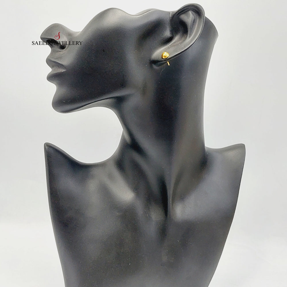 Balls Earrings  Made Of 18K Yellow Gold by Saeed Jewelry-29310