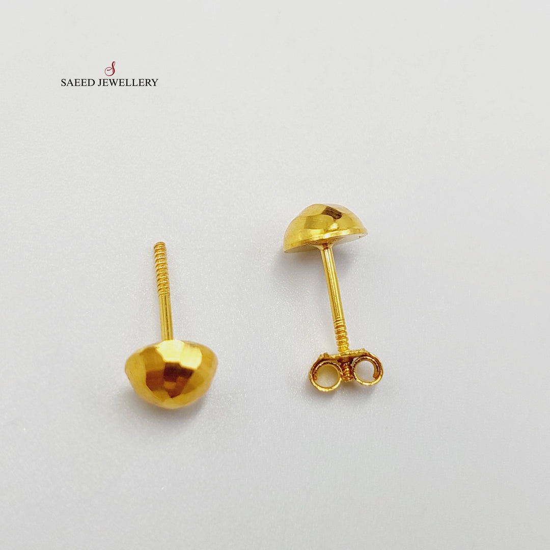 Balls Earrings  Made Of 18K Yellow Gold by Saeed Jewelry-29310