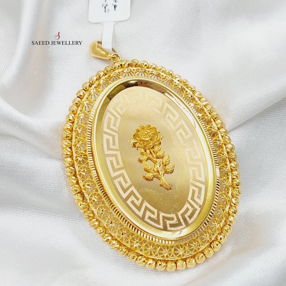 21K Gold Balls Ounce Pendant by Saeed Jewelry - Image 1