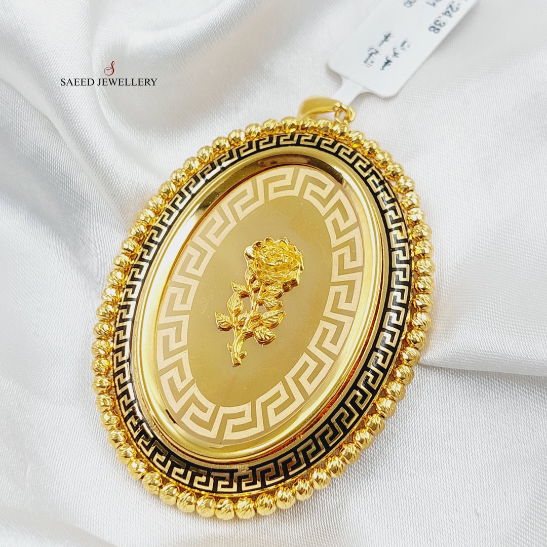 21K Gold Balls Ounce Pendant by Saeed Jewelry - Image 1