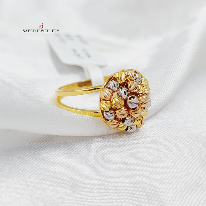 21K Gold Balls Ring by Saeed Jewelry - Image 2