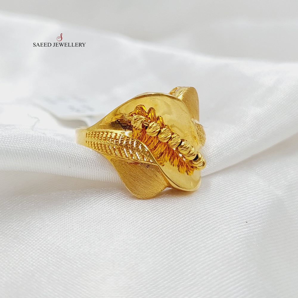 21K Gold Balls Ring by Saeed Jewelry - Image 2