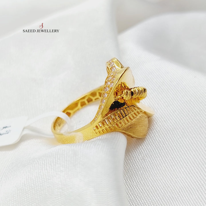 21K Gold Balls Ring by Saeed Jewelry - Image 3