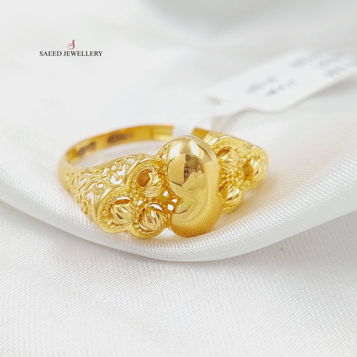 21K Gold Balls Ring by Saeed Jewelry - Image 5