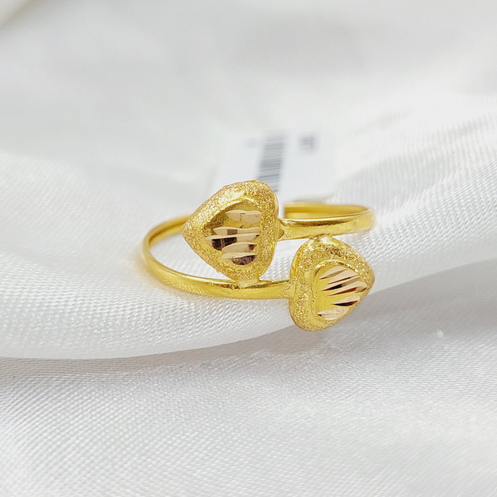 21K Gold Balls Ring by Saeed Jewelry - Image 2