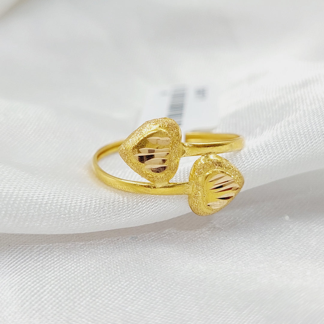 21K Gold Balls Ring by Saeed Jewelry - Image 2