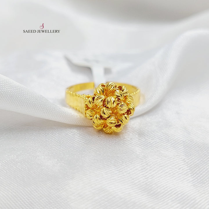 21K Gold Balls Ring by Saeed Jewelry - Image 4