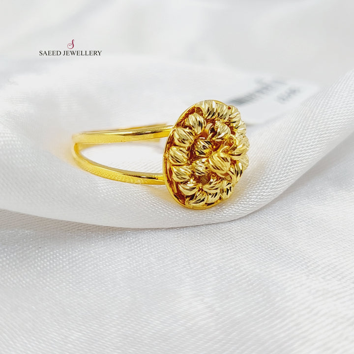 Balls Ring  Made Of 21K Yellow Gold by Saeed Jewelry-30137