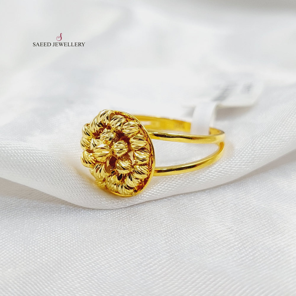 21K Gold Balls Ring by Saeed Jewelry - Image 2