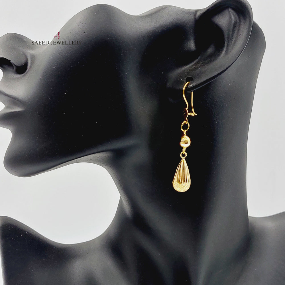 Bell Earrings  Made Of 21K Yellow Gold by Saeed Jewelry-29926