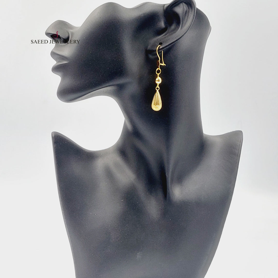Bell Earrings  Made Of 21K Yellow Gold by Saeed Jewelry-29926