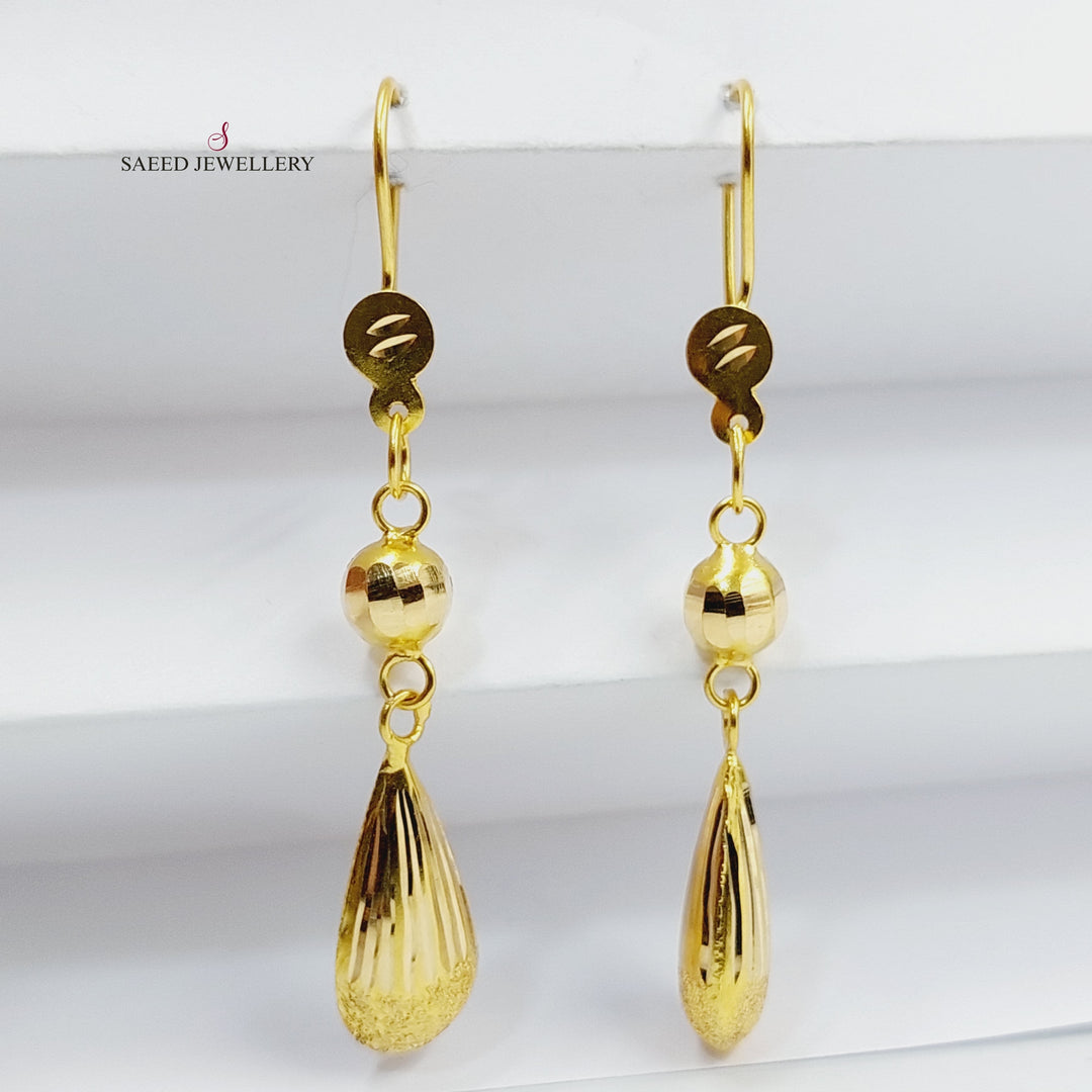 Bell Earrings  Made Of 21K Yellow Gold by Saeed Jewelry-29926