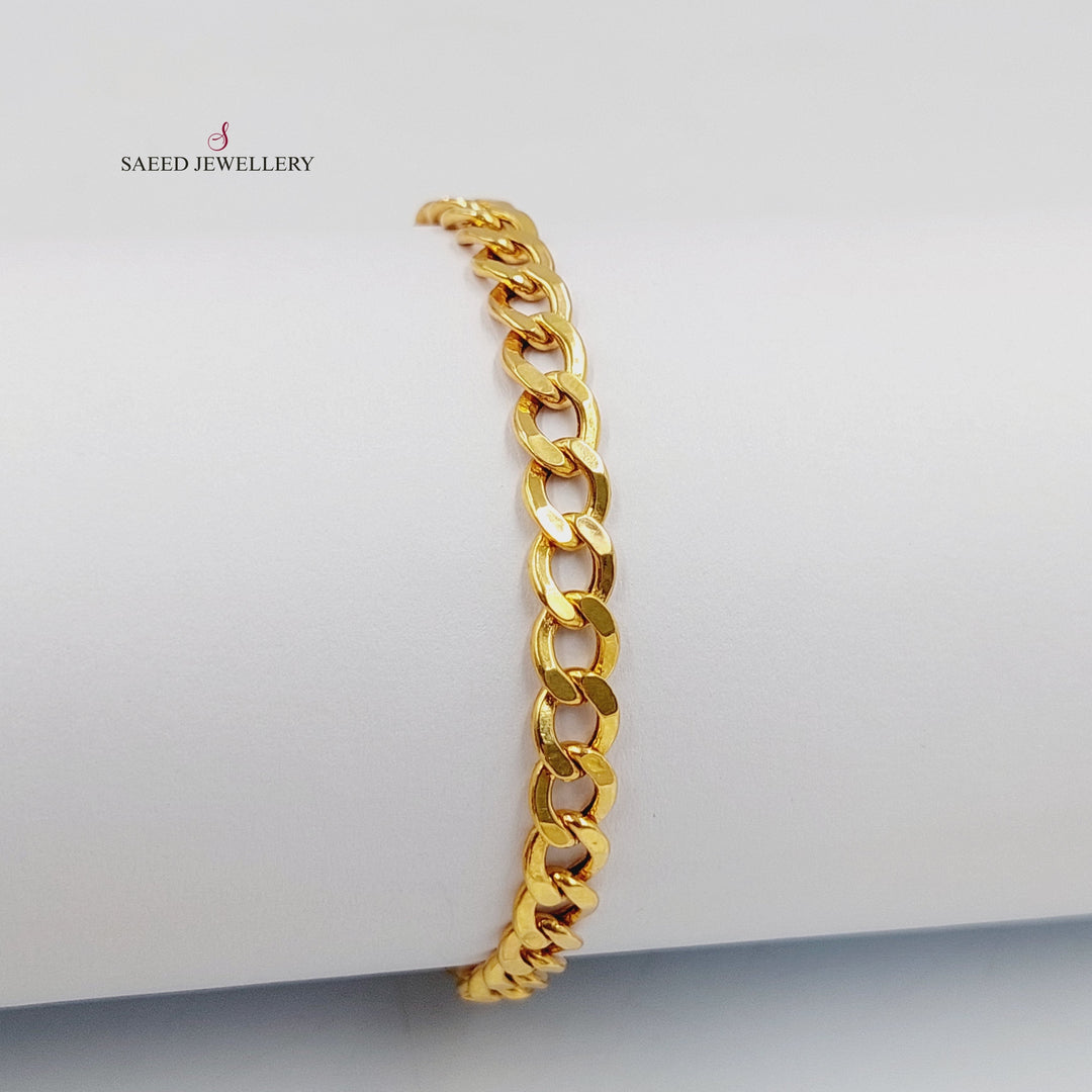 21K Gold Bracelet by Saeed Jewelry - Image 3
