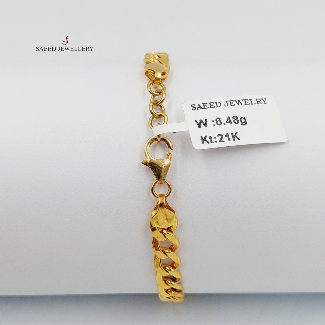 21K Gold Bracelet by Saeed Jewelry - Image 5