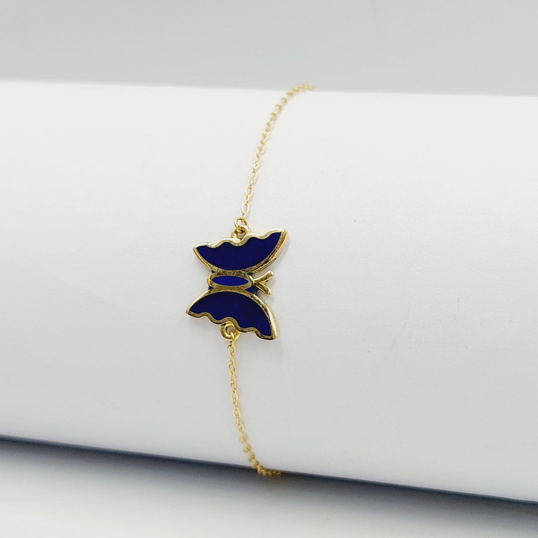 18K Gold Butterfly Bracelet by Saeed Jewelry - Image 3