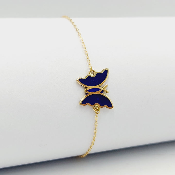 18K Gold Butterfly Bracelet by Saeed Jewelry - Image 1